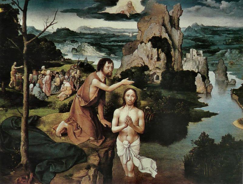 Joachim Patinir Le Bapteme du Christ oil painting image